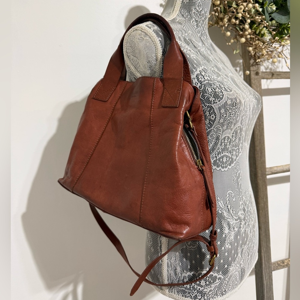 American Leather Co. Ada Triple Entry Satchel